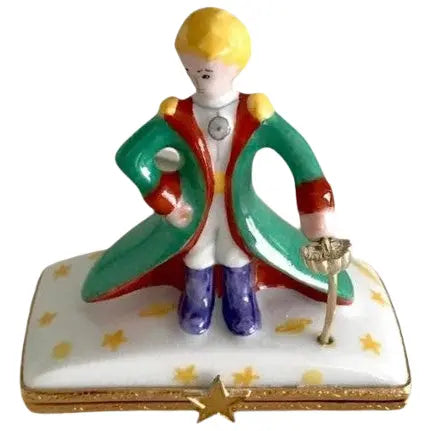 The Little Prince Porcelain Limoges fairy myth paris france French Trinket Box