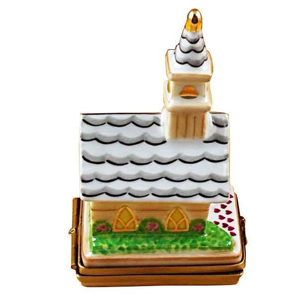 The Wedding Church Porcelain Limoges Religion Wedding French Trinket Box