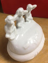 Three Monkeys Limoges Box Porcelain Limoges wild religion myth LIMOGES BOXES French Trinket Box