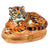 Tiger Porcelain Limoges wild animals French Trinket Box