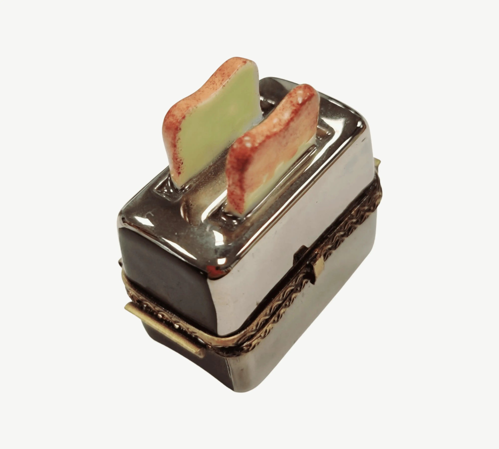 Toaster and Toast Limoges Box Porcelain Limoges Home Food French Trinket Box