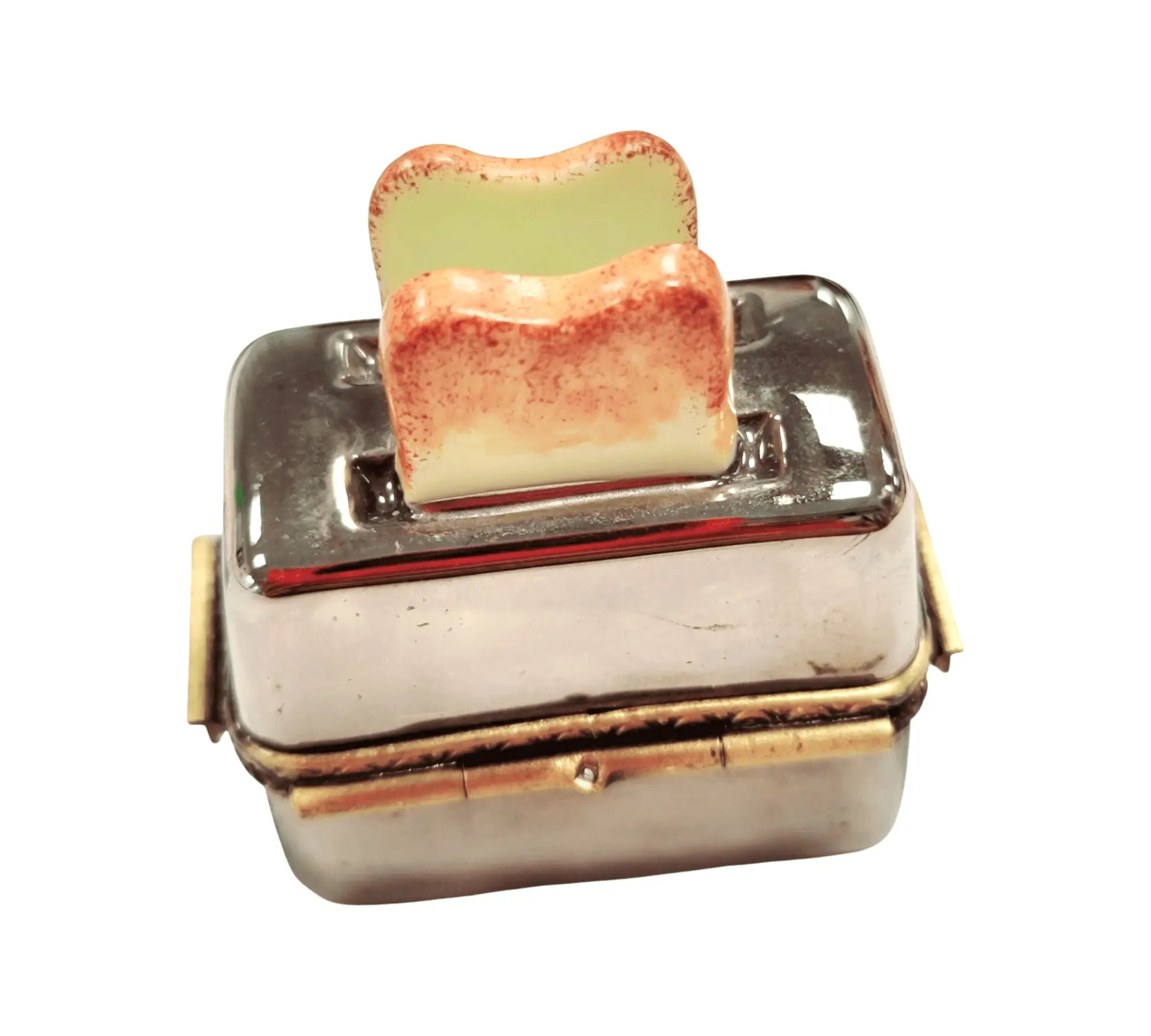 Toaster and Toast Limoges Box Porcelain Limoges Home Food French Trinket Box