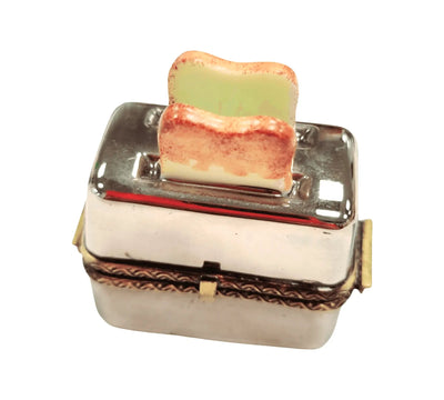 Toaster and Toast Limoges Box Porcelain Limoges Home Food French Trinket Box