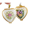 Together in Paris Pendant Porcelain Limoges French Trinket Box