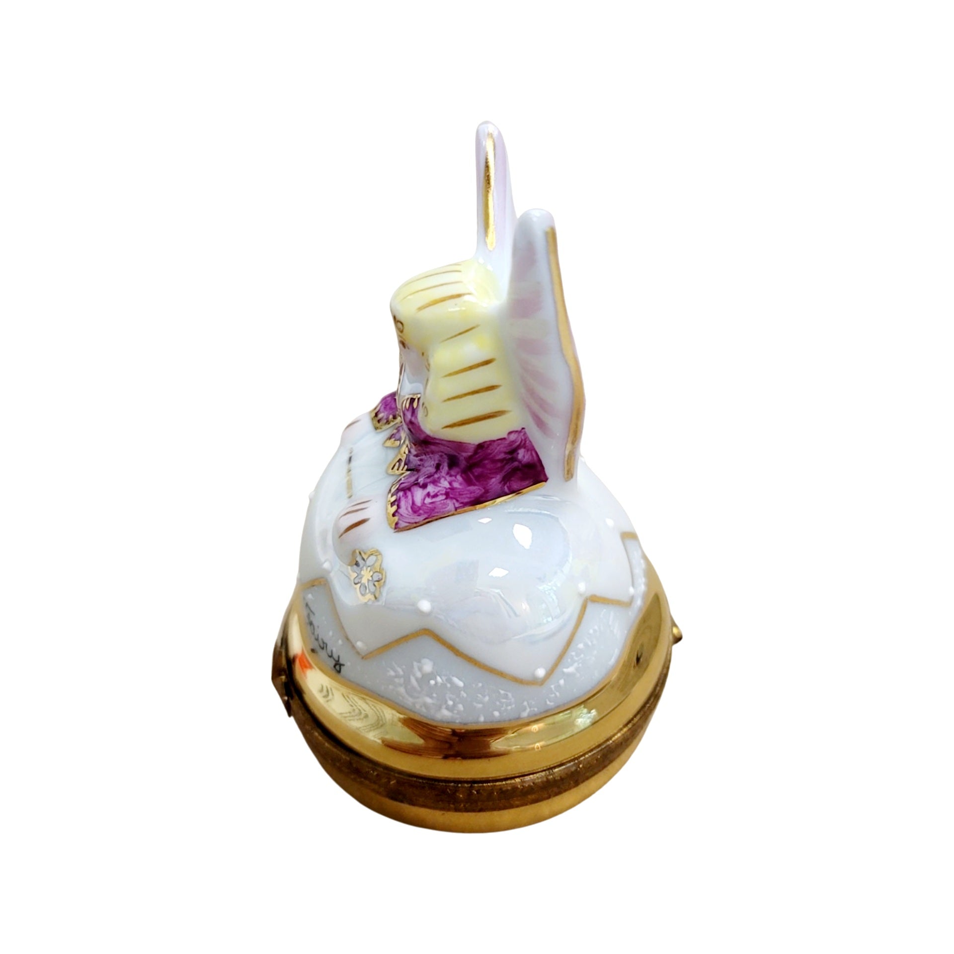 Tooth Fairy Limoges Box Figurine Porcelain Limoges Fairy Baby French Trinket Box