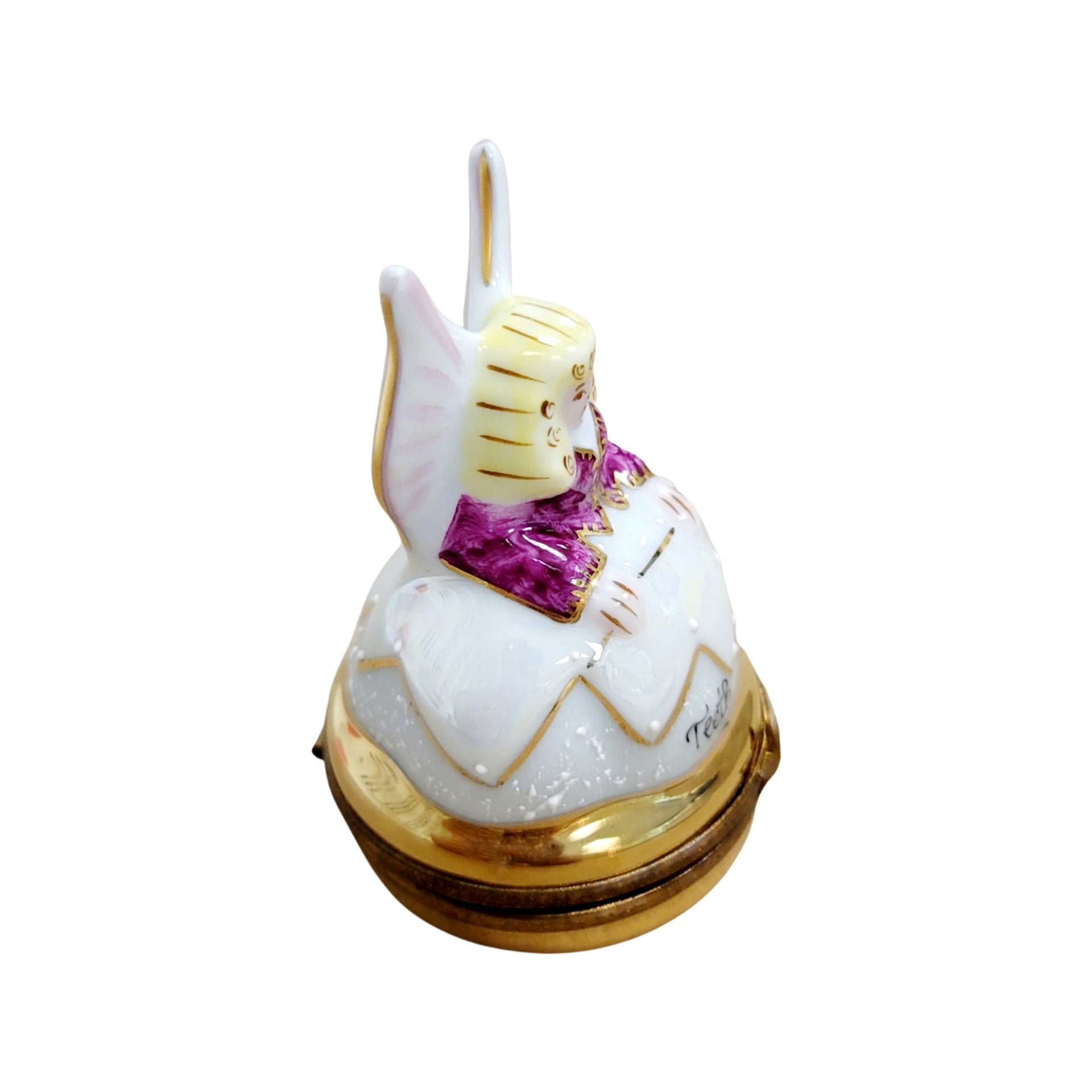 Tooth Fairy Limoges Box Figurine Porcelain Limoges Fairy Baby French Trinket Box