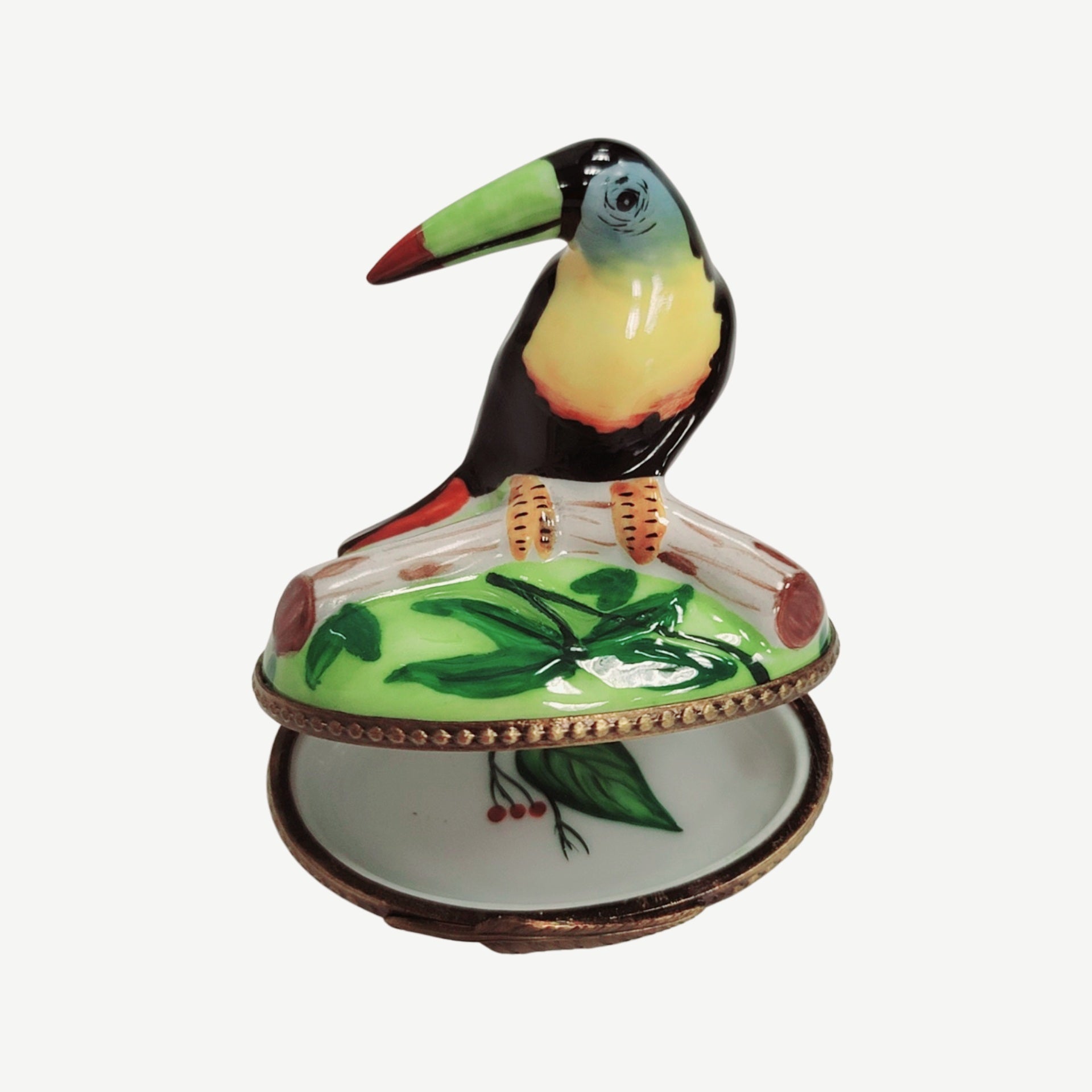 Vibrant Toucan Bird Limoges Box Porcelain Limoges bird LIMOGES BOXES French Trinket Box