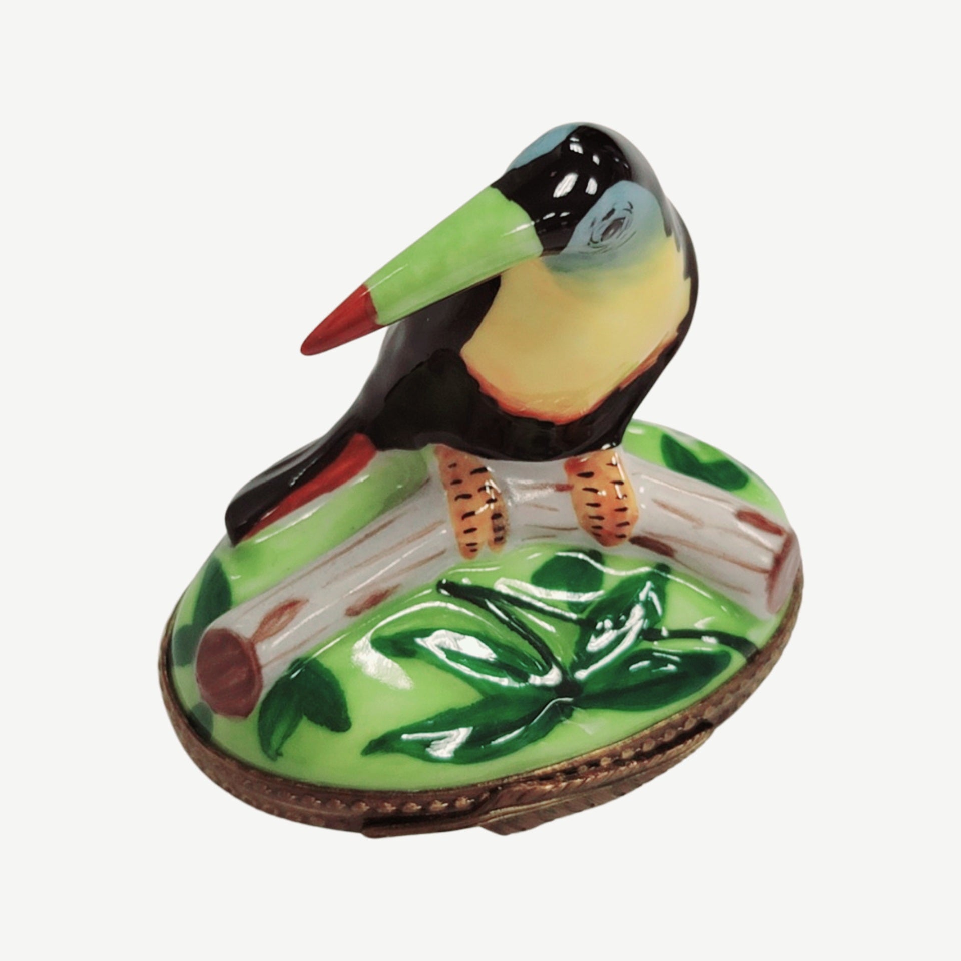 Vibrant Toucan Bird Limoges Box Porcelain Limoges bird LIMOGES BOXES French Trinket Box