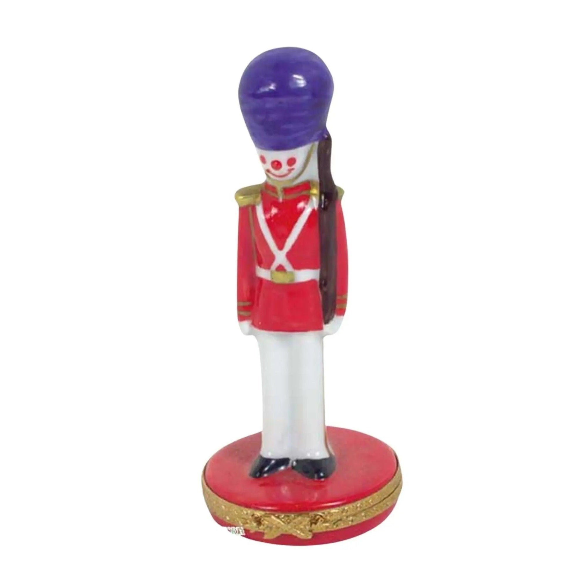 Toy Soldier Christmas Artoria Porcelain Limoges xmas theme christmas nutcracker toy soldier French Trinket Box
