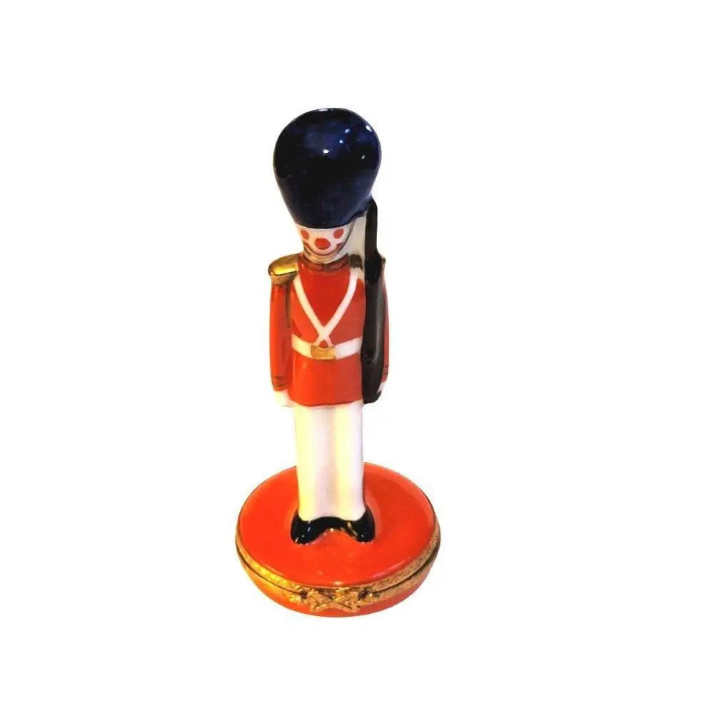 Toy Soldier Christmas Artoria Porcelain Limoges xmas theme christmas nutcracker toy soldier French Trinket Box