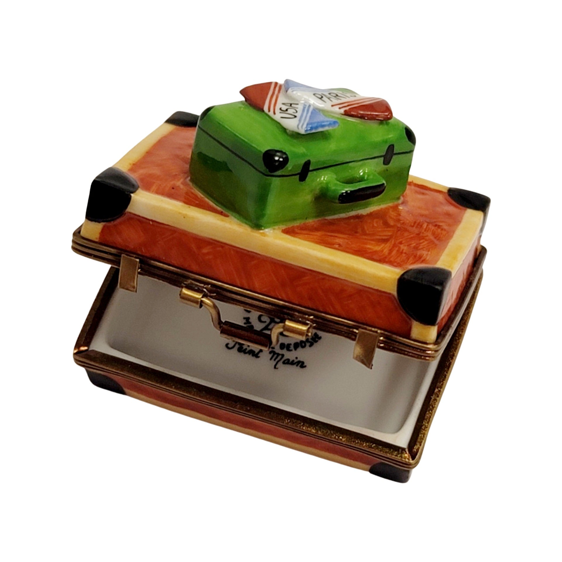 Travel-Inspired Limoges Box Porcelain Limoges travel French Trinket Box