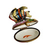 Tropical Fish Limoges Box Delight Porcelain Limoges fish ocean beach LIMOGES BOXES French Trinket Box