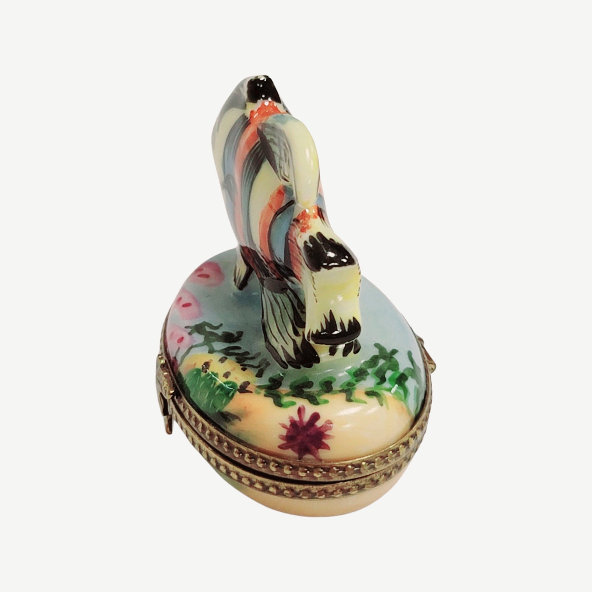 Tropical Fish Limoges Box Delight Porcelain Limoges fish ocean beach LIMOGES BOXES French Trinket Box