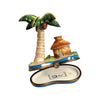 Tropical Paradise Limoges Box Porcelain Limoges beach travel French Trinket Box