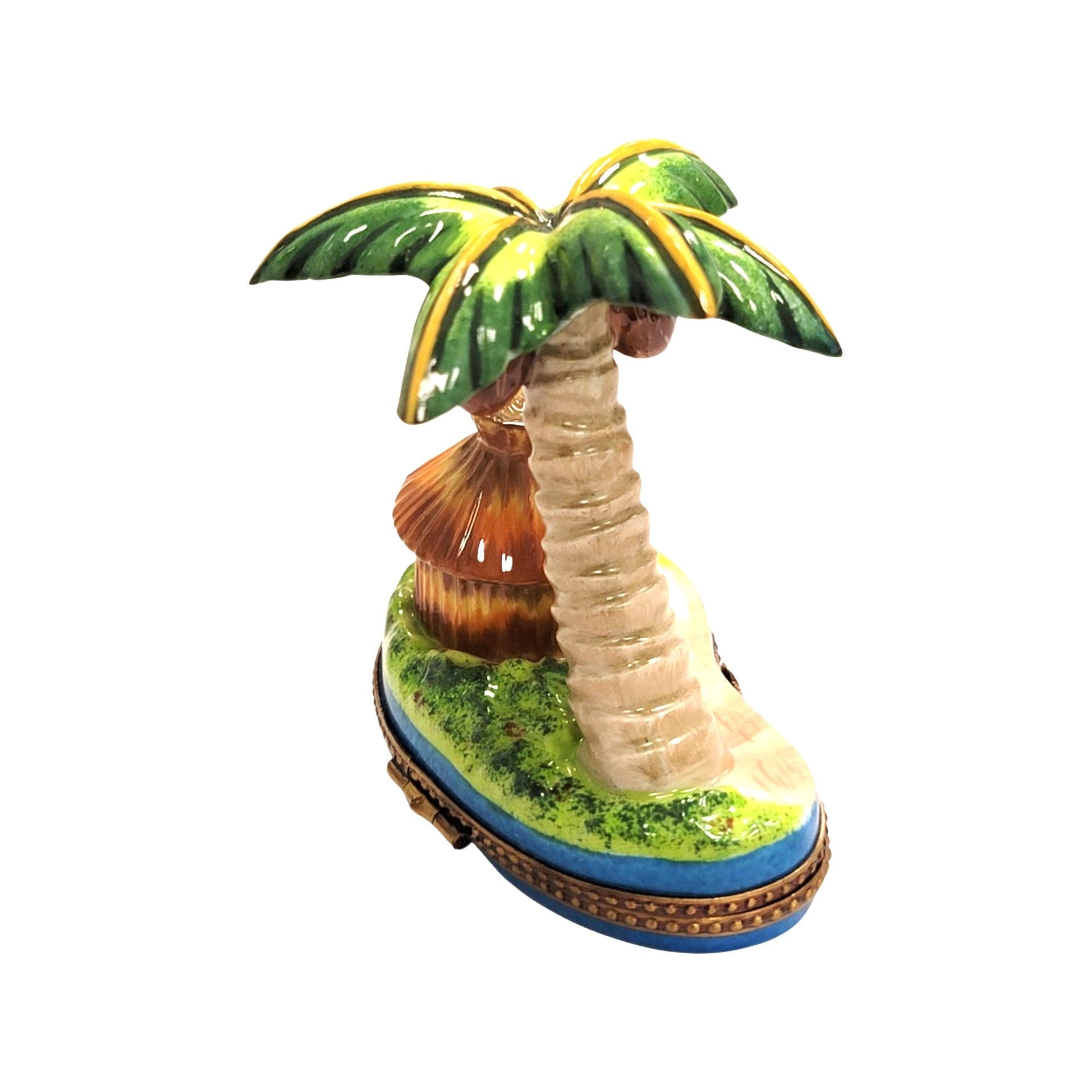 Tropical Paradise Limoges Box Porcelain Limoges beach travel French Trinket Box