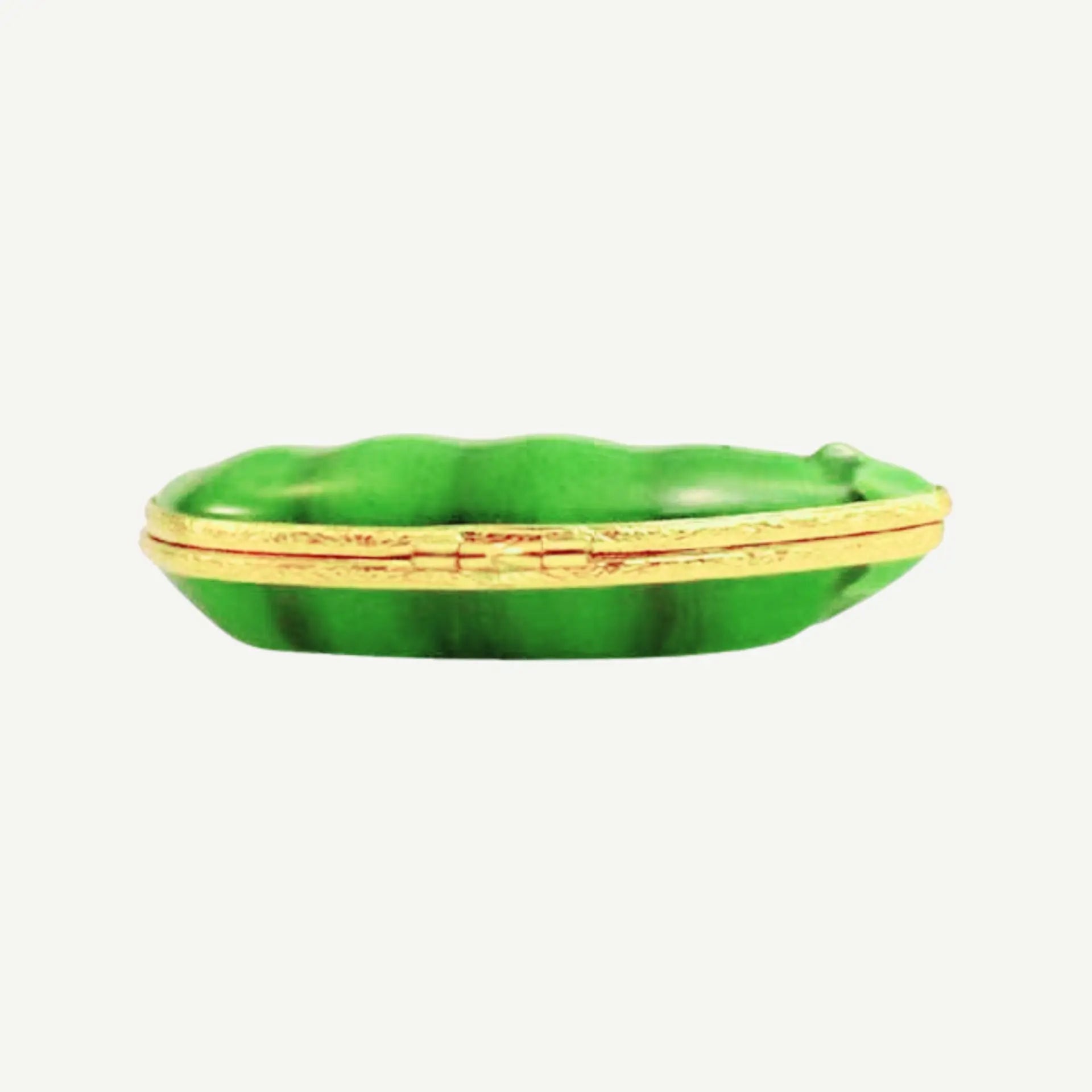 Two Peas - Artoria Signed Art Porcelain Limoges fruits vegetables French Trinket Box