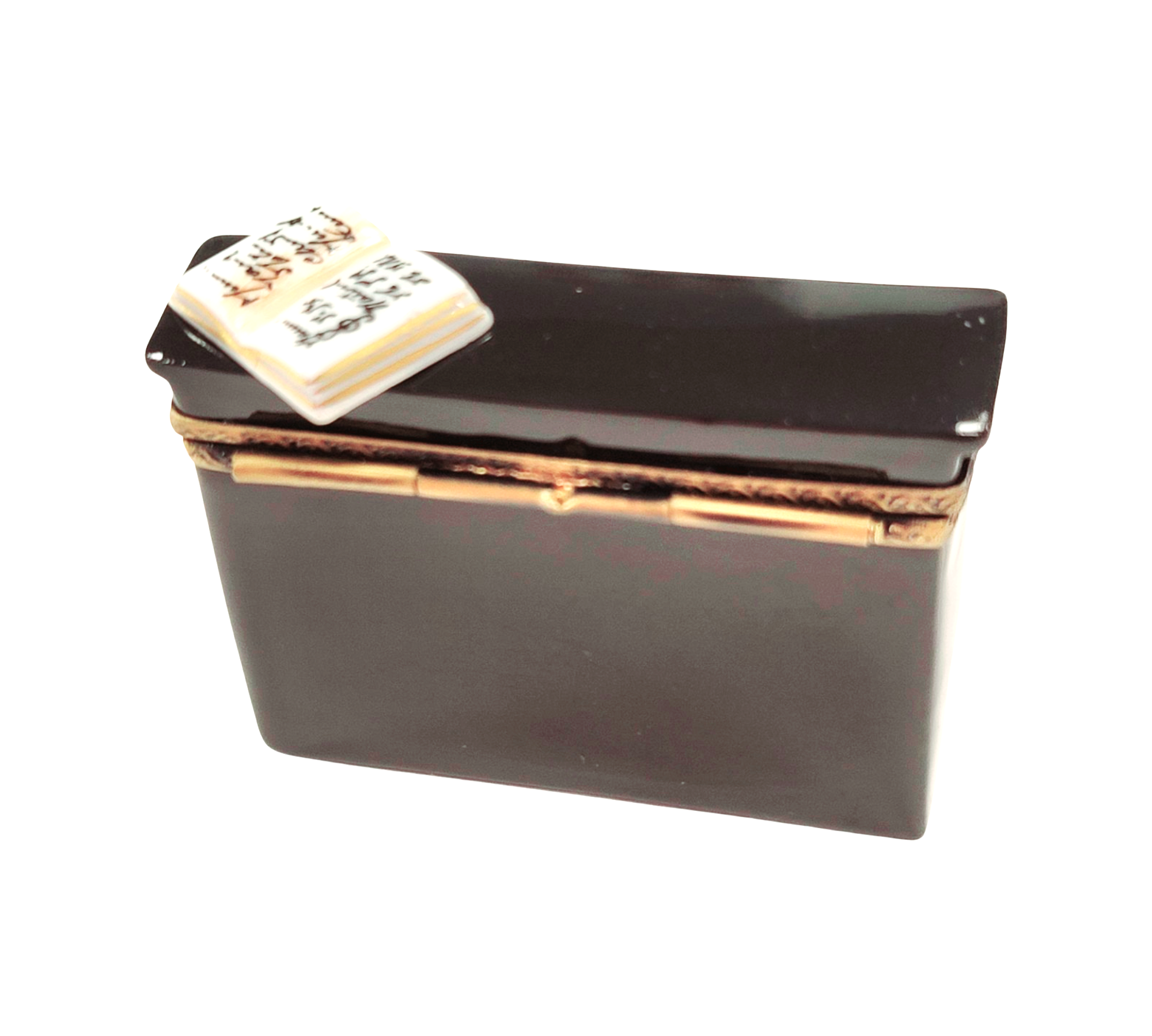 Upright Black Piano Limoges Box Porcelain Limoges music LIMOGES BOXES French Trinket Box