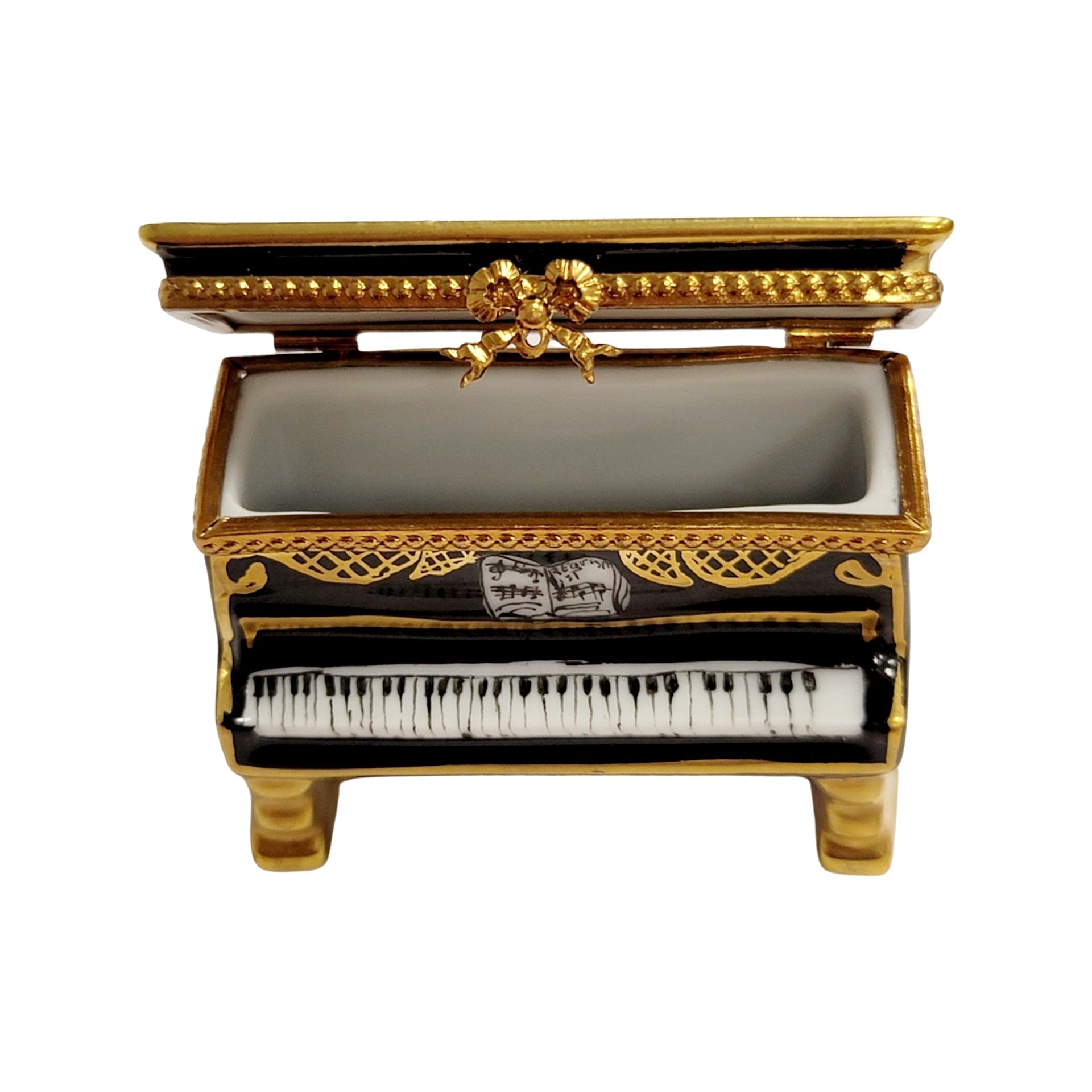 Upright Piano Symphony Box Porcelain Limoges Music LIMOGES BOXES dance French Trinket Box