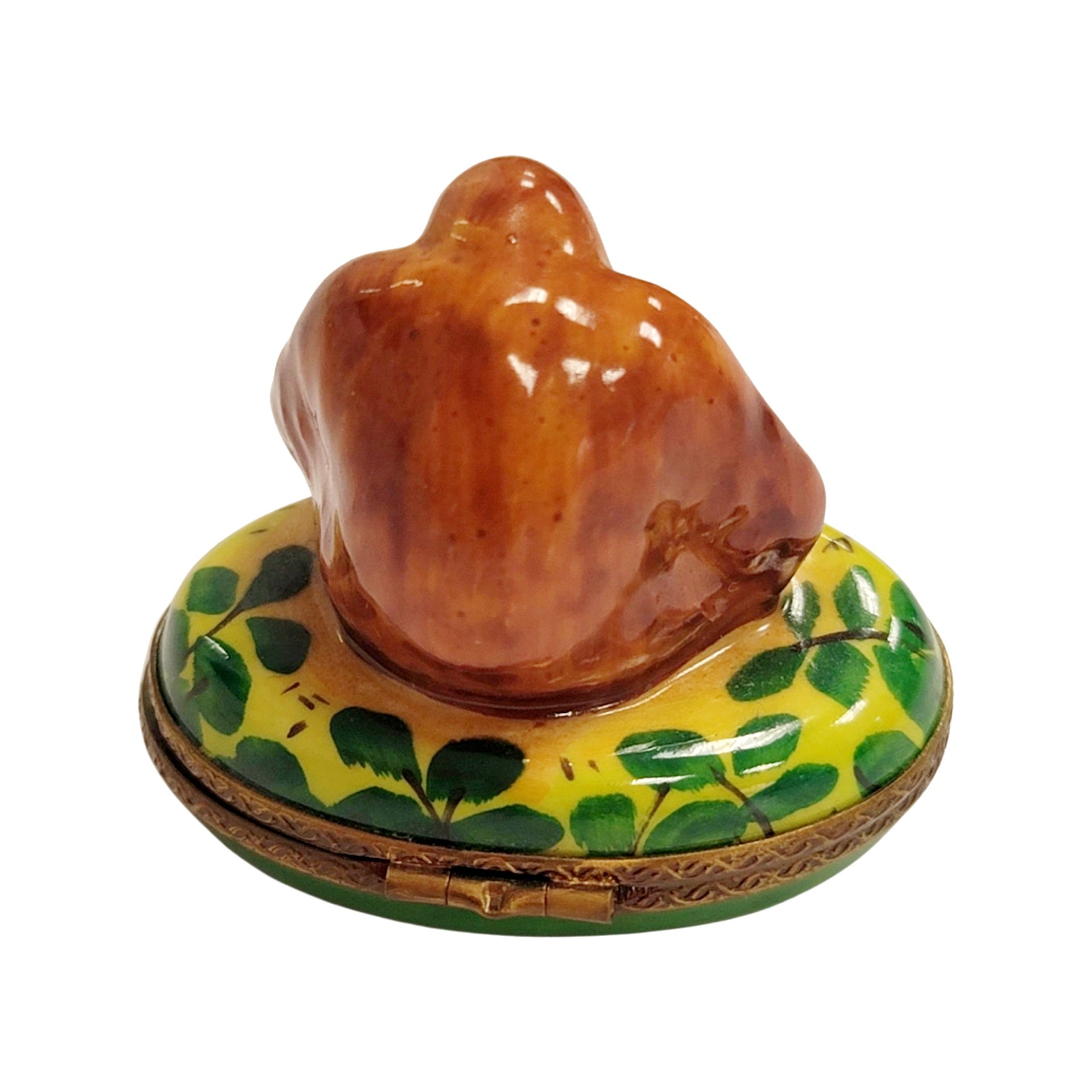 Orangutan Family Limoges Box Porcelain Limoges wild animals French Trinket Box