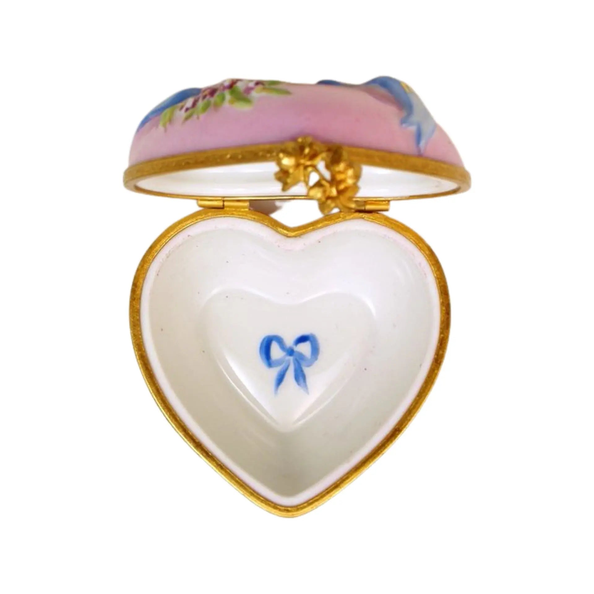 Valentine Porcelain Limoges love valentines day hearts French Trinket Box