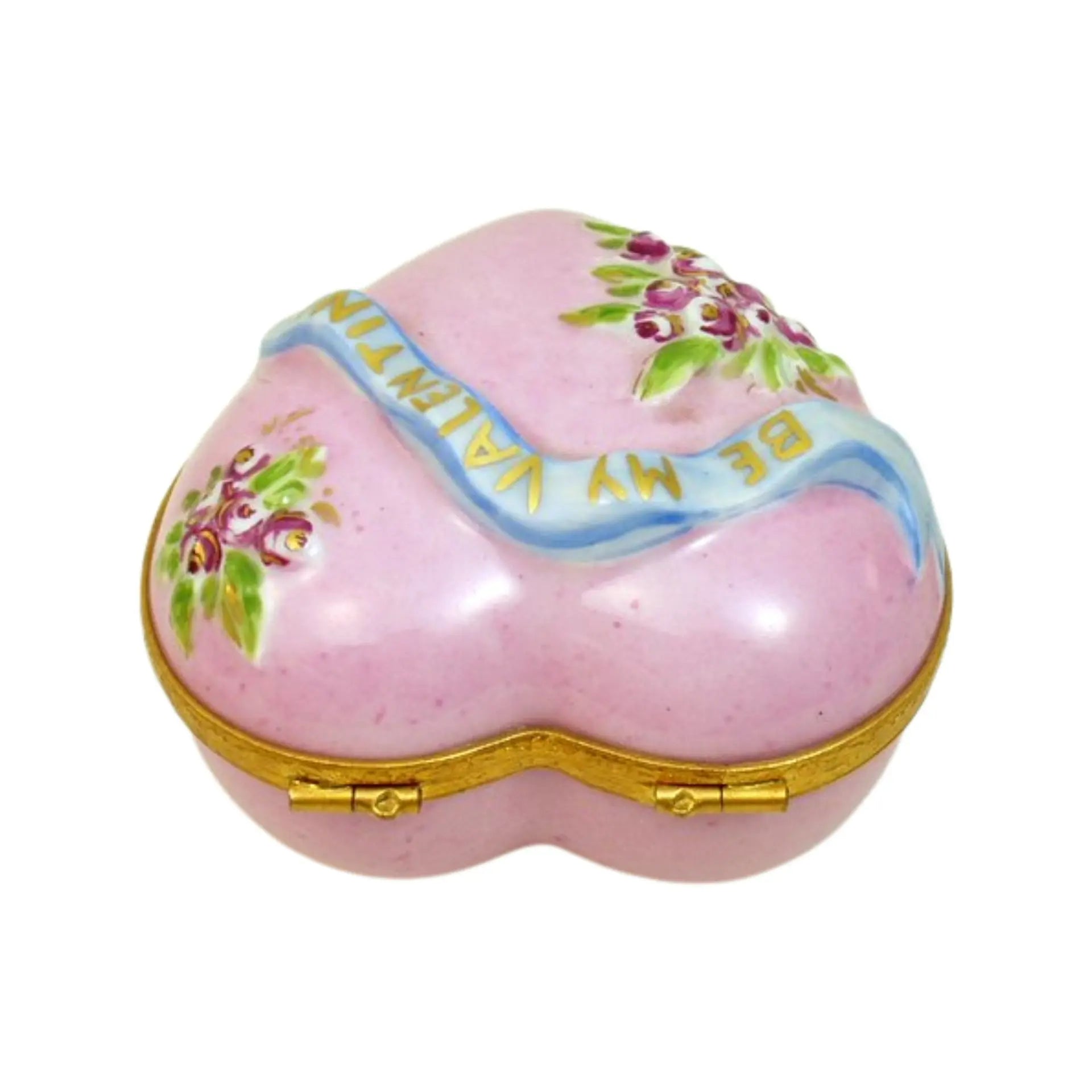 Valentine Porcelain Limoges love valentines day hearts French Trinket Box