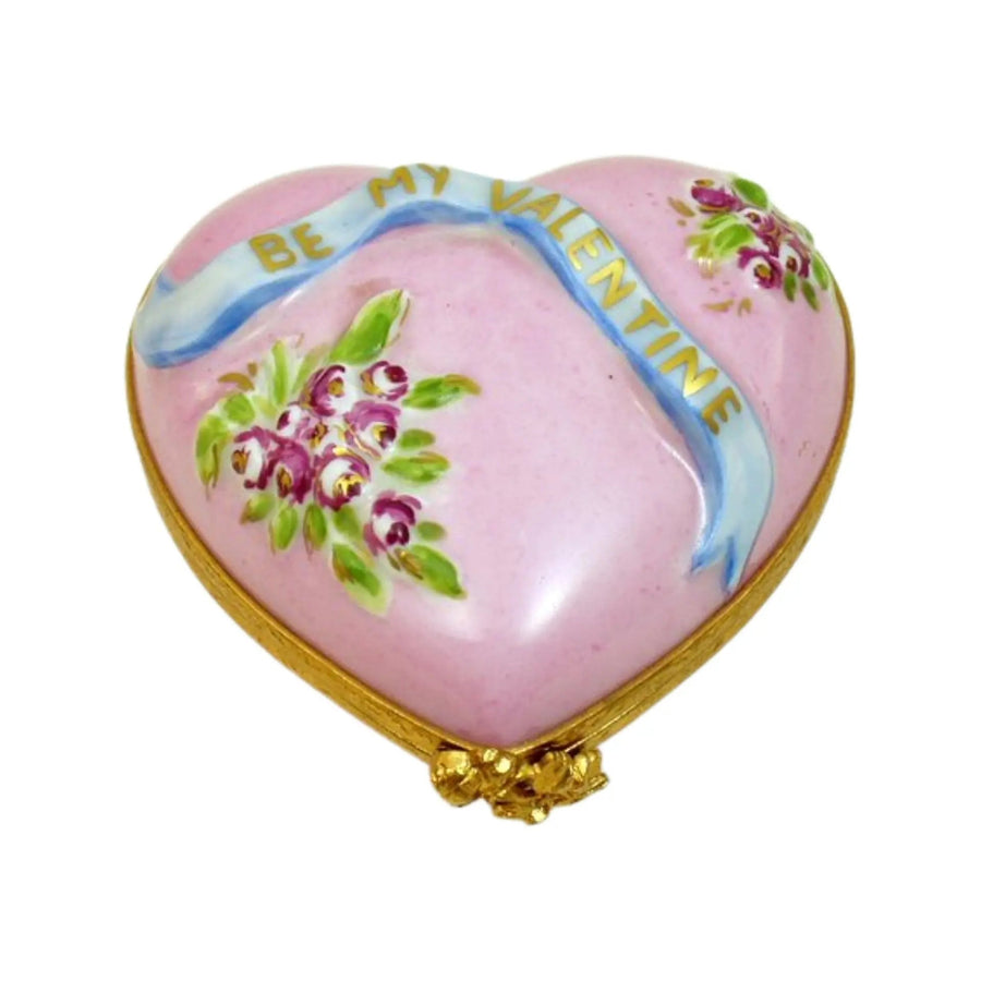 Valentine Porcelain Limoges love valentines day hearts French Trinket Box