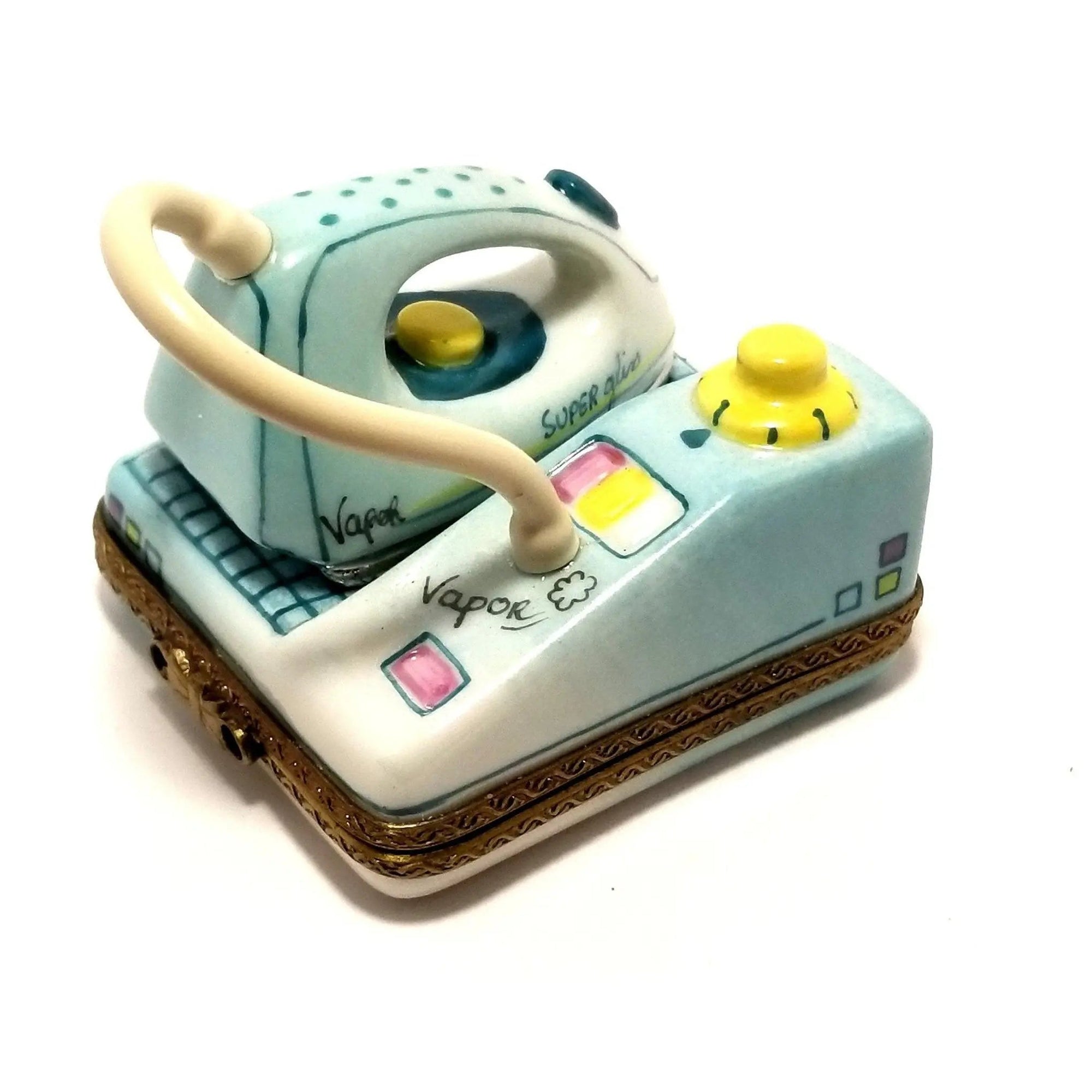 Vapor Iron Limoges Box Treasure Porcelain Limoges home French Trinket Box