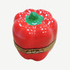 Vibrant Red Pepper Limoges Box Porcelain Limoges fruit vegetables French Trinket Box