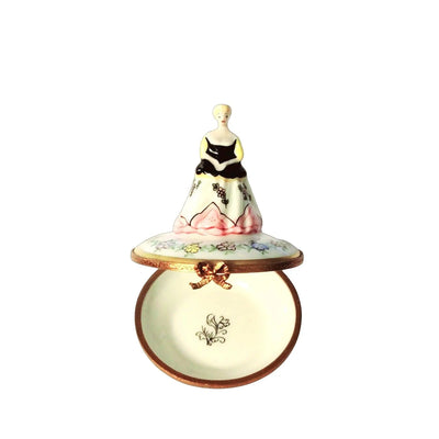 Victorian Elegance Limoges Box Porcelain Limoges woman mother france paris French Trinket Box