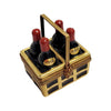 Vintage Wine Basket Limoges Box Porcelain Limoges wine French Trinket Box