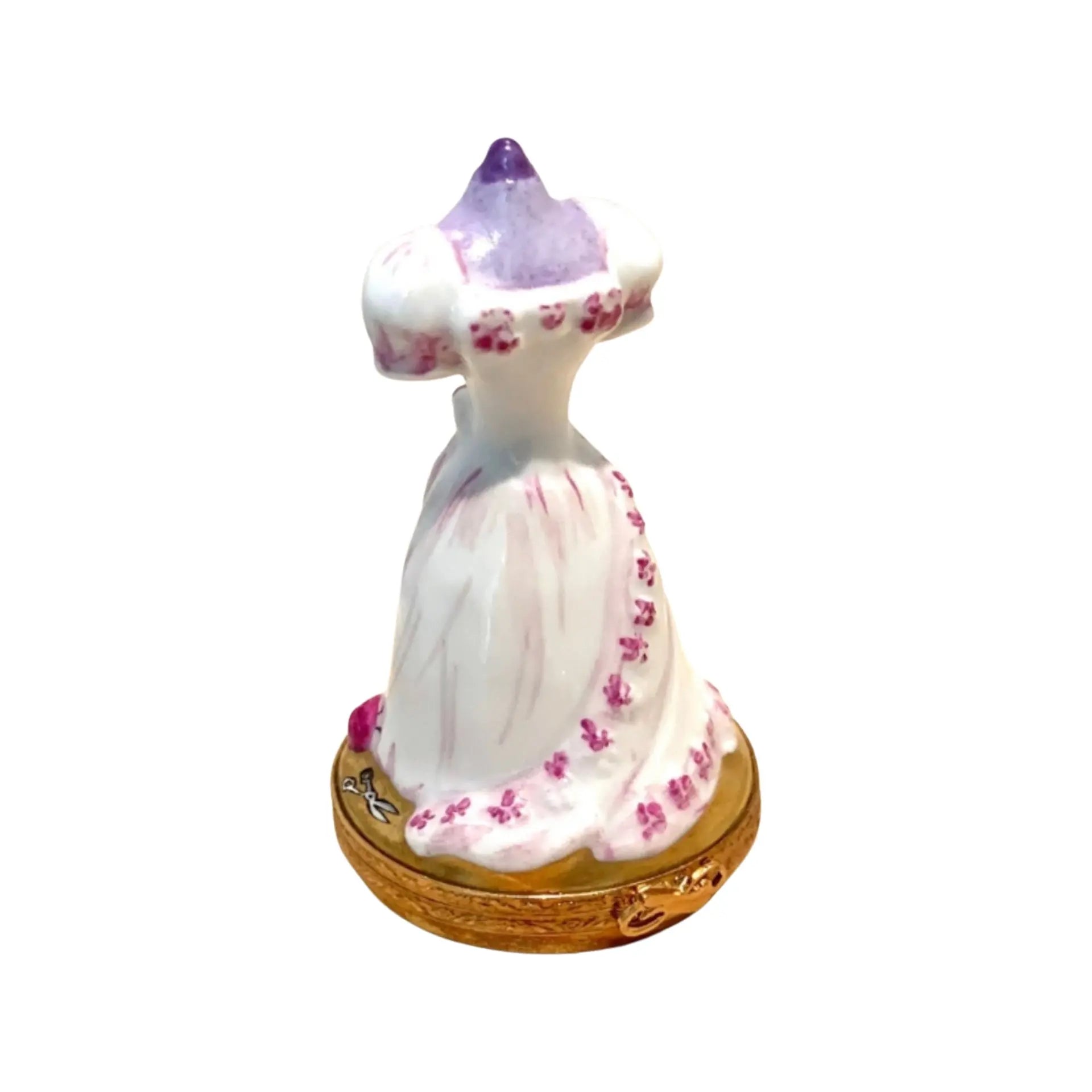 Wedding Dress Porcelain Limoges wedding French Trinket Box