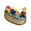 Whimsical Three Dwarfs Limoges Box Porcelain Limoges LIMOGES BOXES baby kids book French Trinket Box