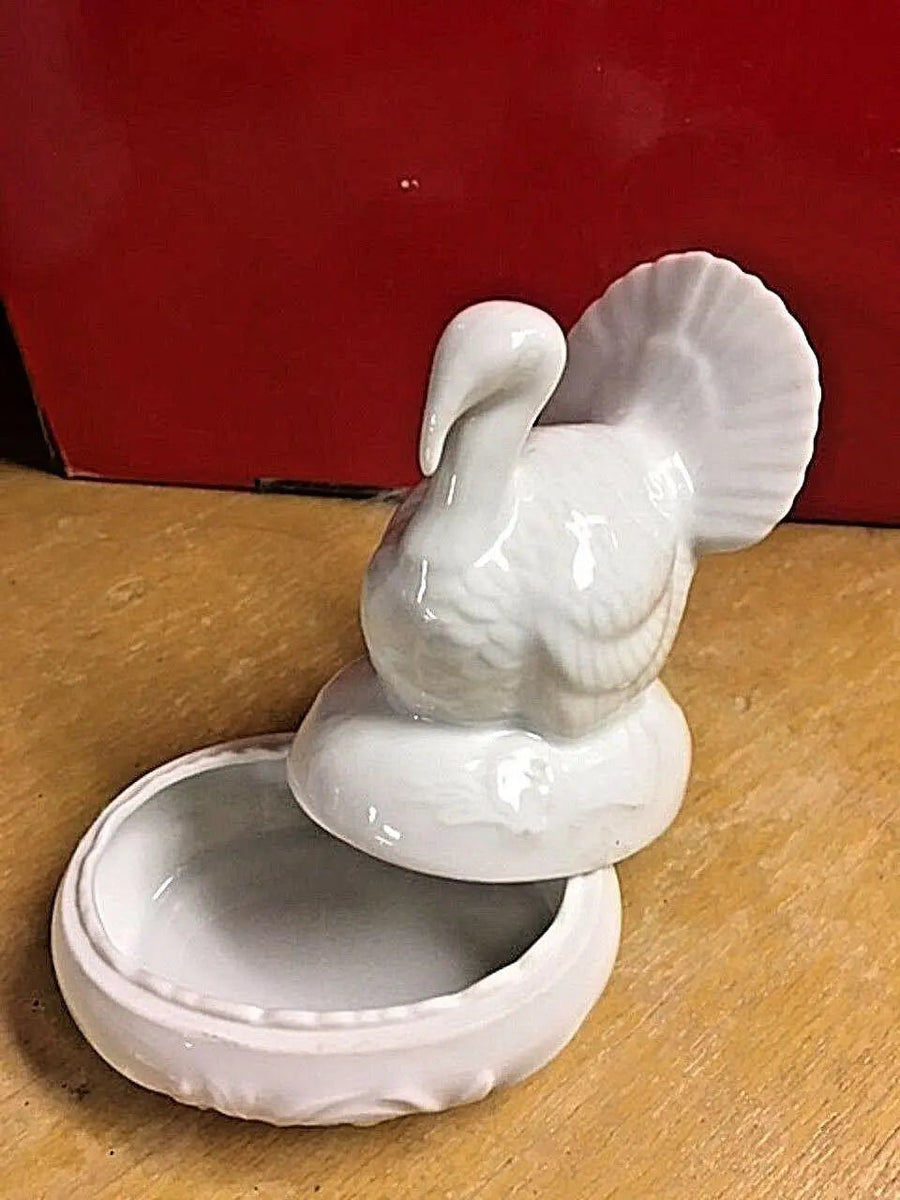 Whimsical Turkey Limoges Box Porcelain Limoges Wild Birds French Trinket Box