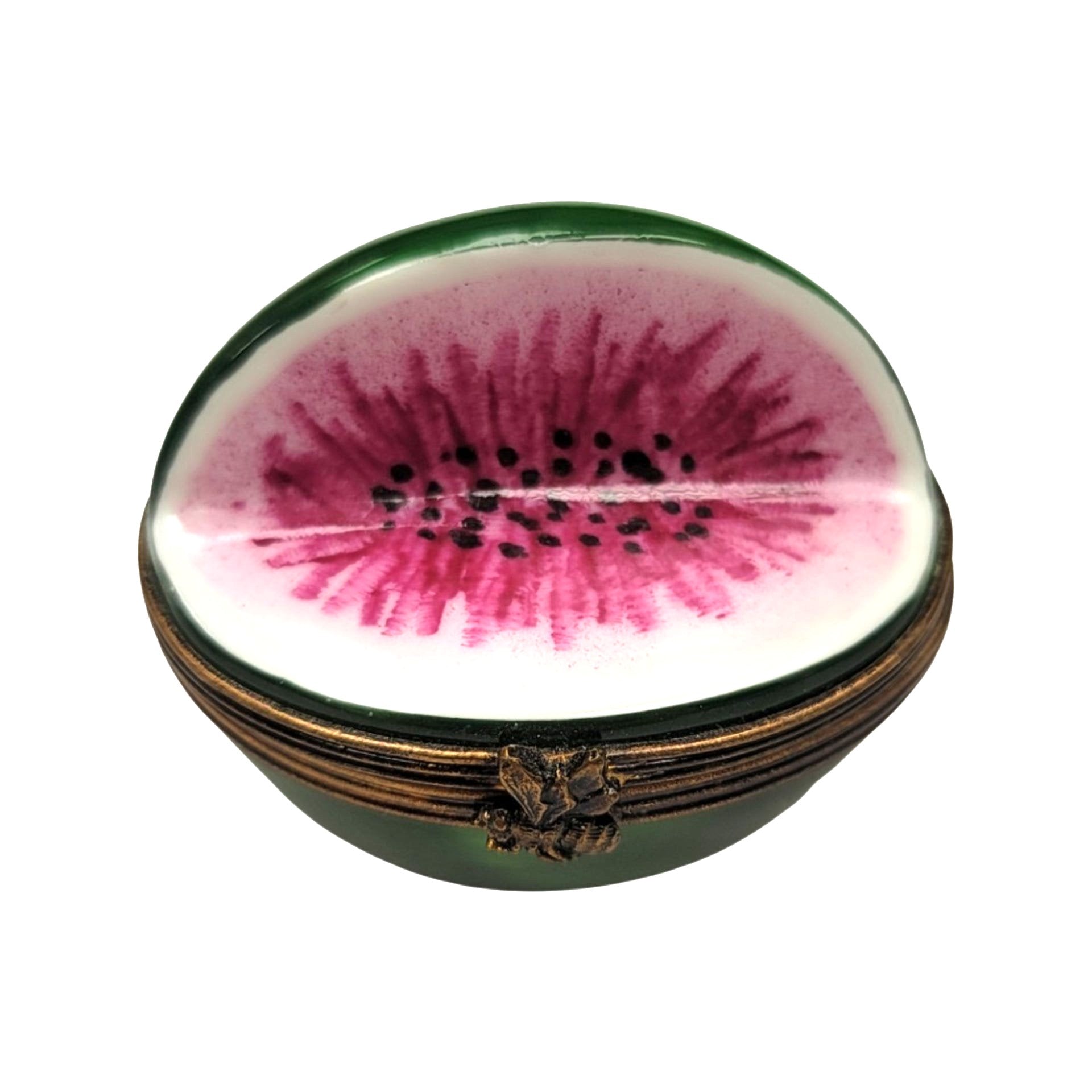 Whimsical Watermelon Limoges Box Porcelain Limoges fruit Vegetable French Trinket Box