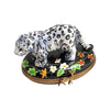 White Bengal Tiger Limoges Box Porcelain Limoges French Trinket Box