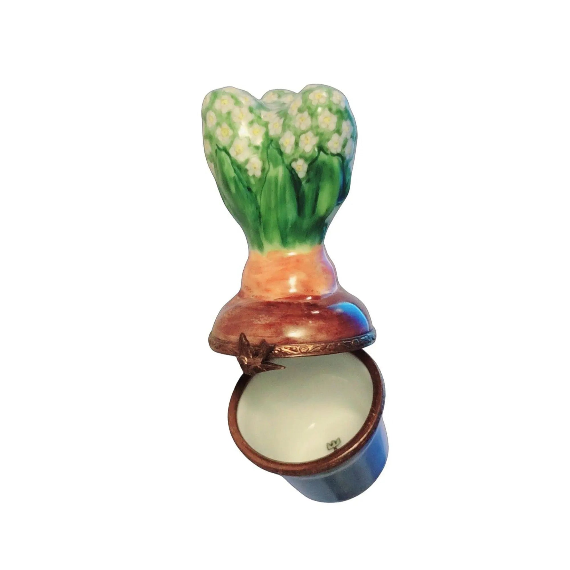 White Daisy Porcelain Trinket Box Porcelain Limoges Limoges Boxes garden easter French Trinket Box