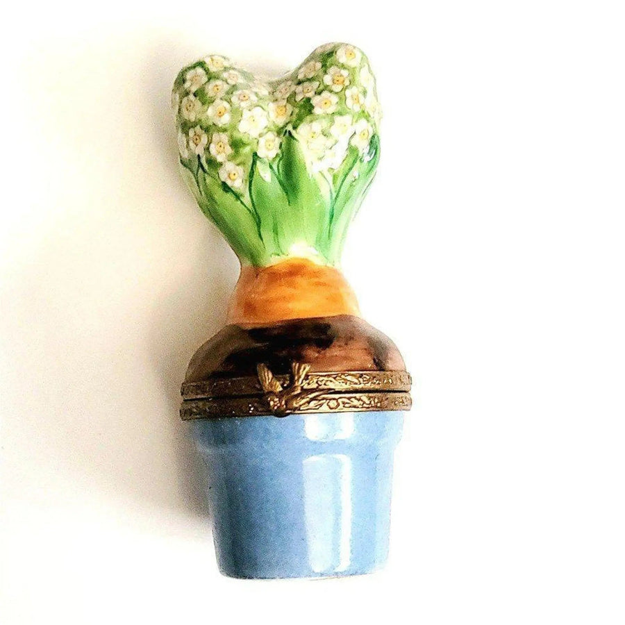 White Daisy Porcelain Trinket Box Porcelain Limoges Limoges Boxes garden easter French Trinket Box