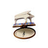 White Piano Limoges Box Treasure Porcelain Limoges French Trinket Box