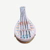 White Porcelain Mandolin Box Porcelain Limoges music limoges travel world French Trinket Box