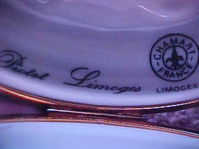 White Snail Limoges Box Figurine Porcelain Limoges Snail ocean beach LIMOGES BOXES French Trinket Box