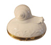 White Snail Limoges Box Figurine Porcelain Limoges Snail ocean beach LIMOGES BOXES French Trinket Box