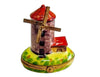 Windmill on Grass Artoria Porcelain Limoges beach ocean travel LIMOGES BOXES French Trinket Box