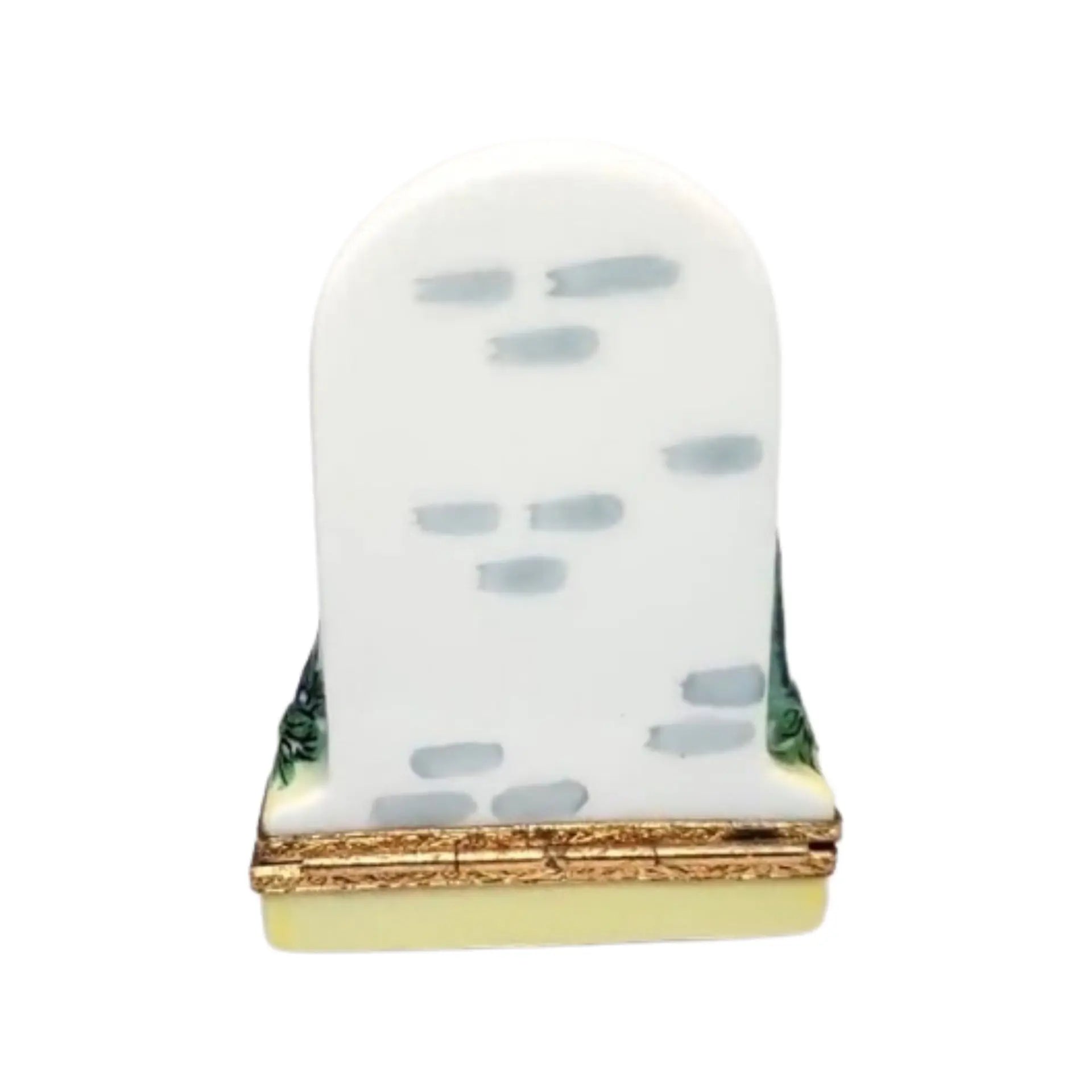 Window w Piano Porcelain Limoges Garden Flowers French Trinket Box