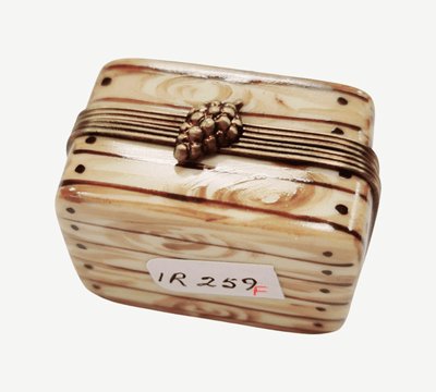 Wine Box Limoges Treasure Porcelain Limoges wine French Trinket Box