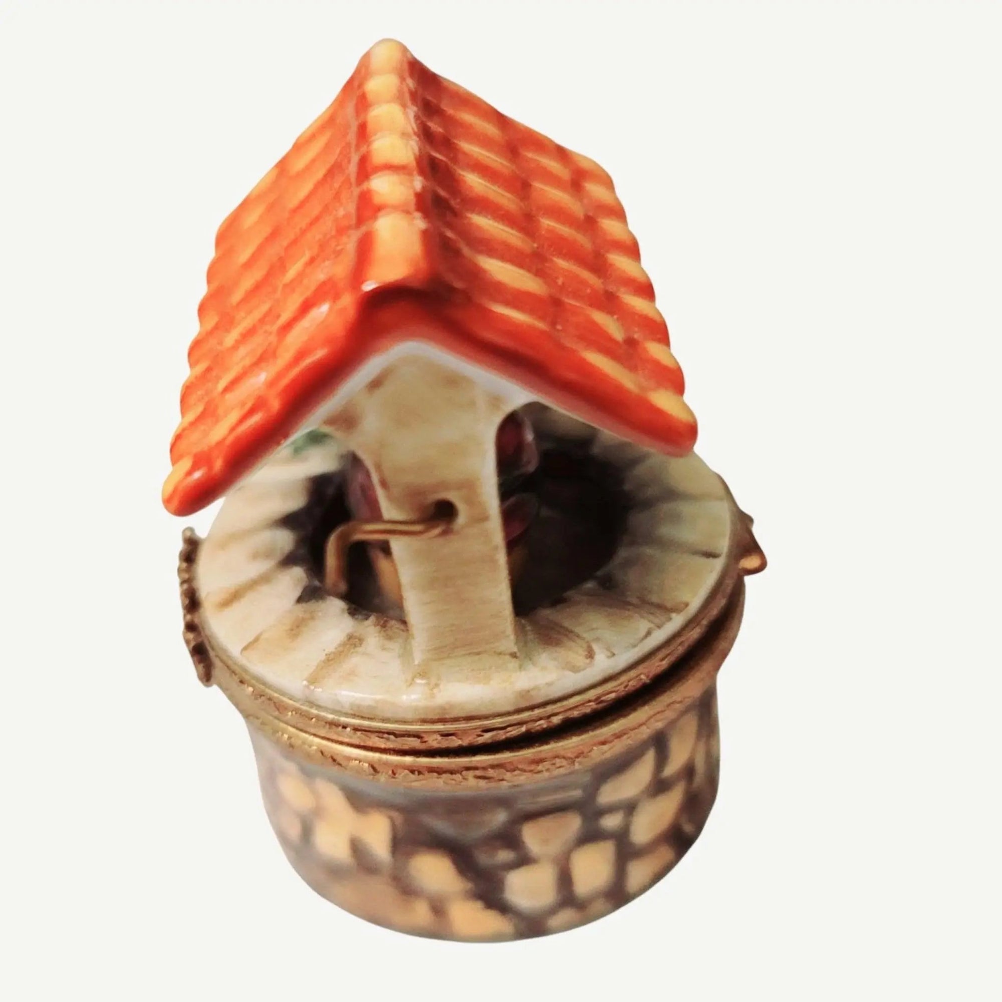 Wishing Well Limoges Box Charm Porcelain Limoges garden home French Trinket Box