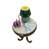Yarn Table Lamp Limoges Box Porcelain Limoges furniture French Trinket Box