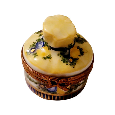 Yellow Bouquet Flower Box Porcelain Limoges Limoges Boxes garden French Trinket Box