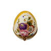 Yellow Rose Enchantment Egg Porcelain Limoges Egg Limoges Boxes traditional French Trinket Box