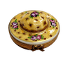 Yellow Roses Hat Limoges Box Porcelain Limoges shoe figurine LIMOGES BOXES French Trinket Box