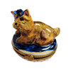 Yorkshire Terrier Limoges Box Porcelain Limoges dog French Trinket Box